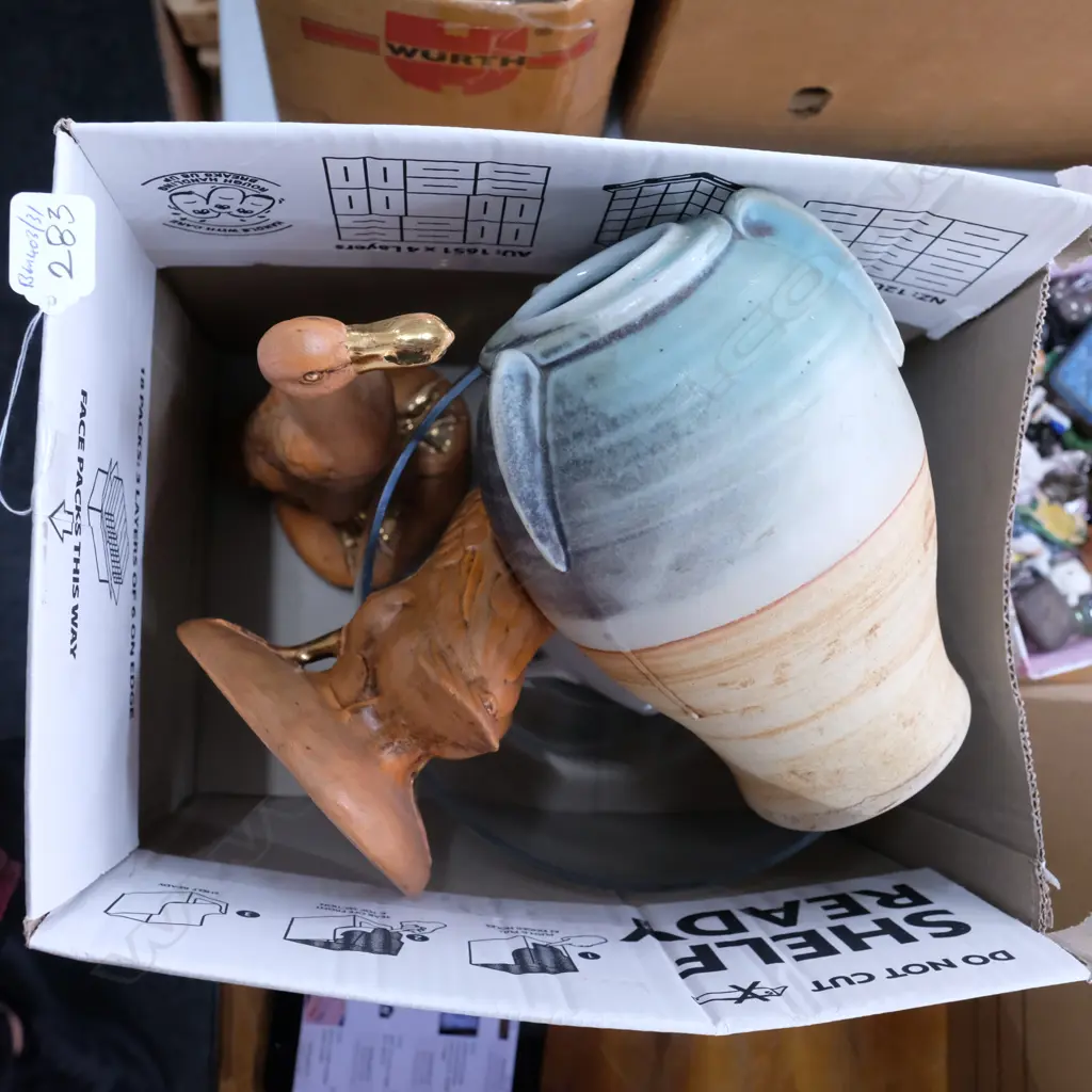 ASST LOT CRYSTL BOWL / DUX VASE ETC Image 1++