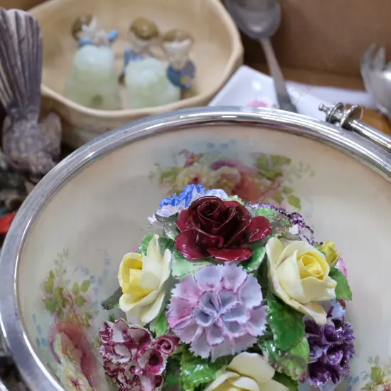 BOX CHINA ROYAL ADDERLY / BESWICK ETC