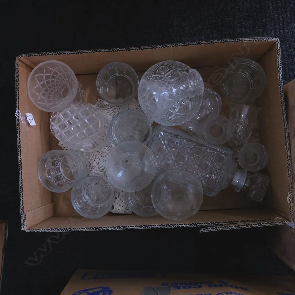 BOX LOT OF ASST CRYSTAL Image 1++