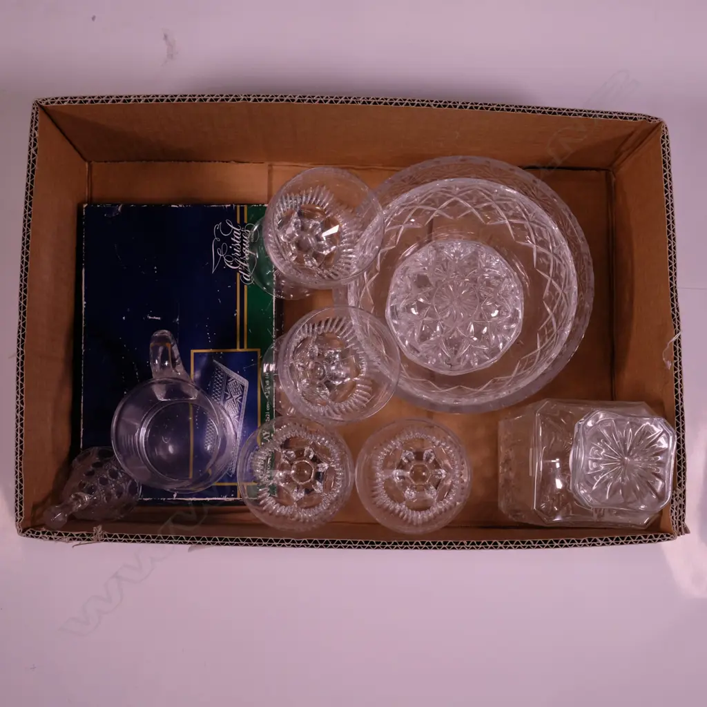 LOT ASST CRYSTAL,ROYAL DOULTON DECANTER,STUART ETC  Image 1++