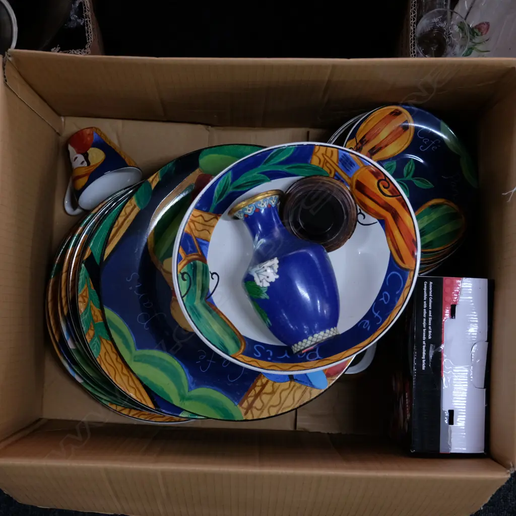 BOX ASST CHINA, CLOISONNE ETC Image 1++
