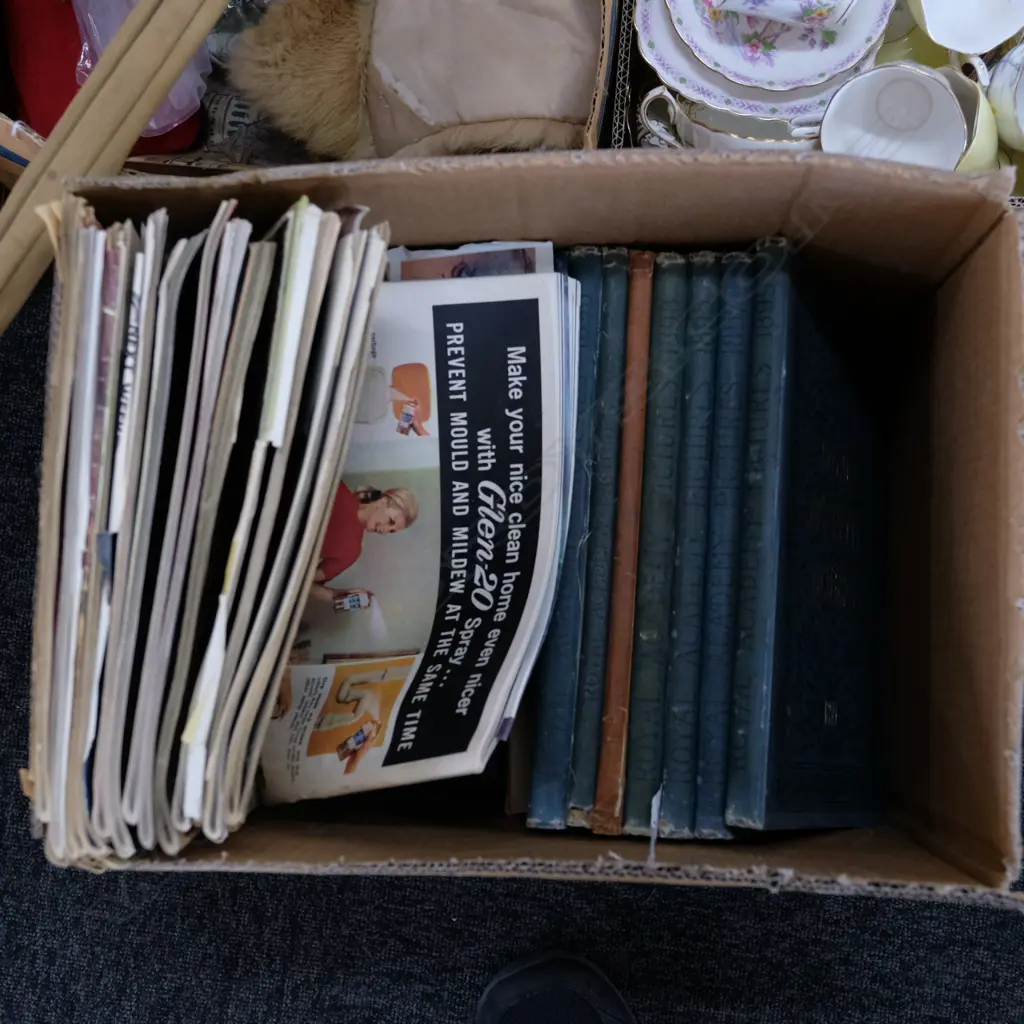 LOT ASST BOOKS AND VINTAGE MAGAZINES Image 1++