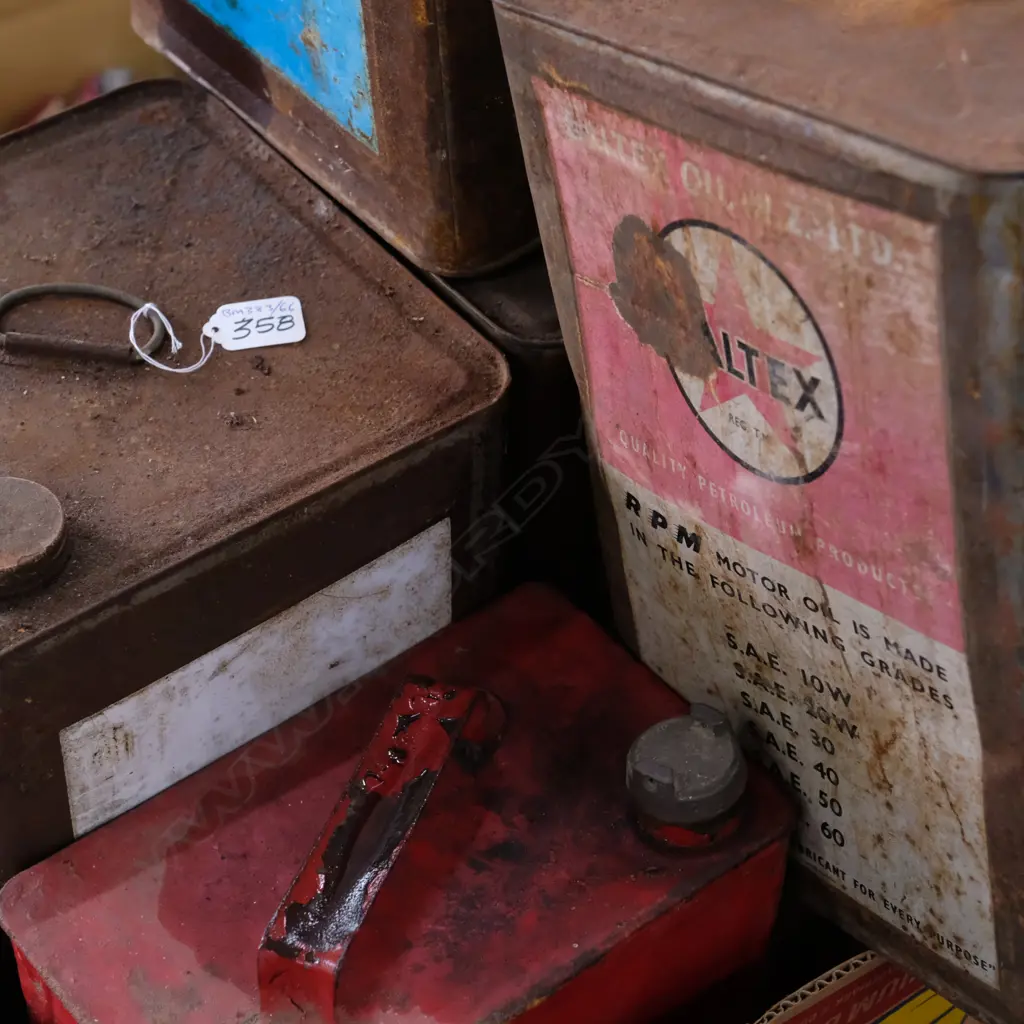 4 OLD GAS TANKS Image 1++