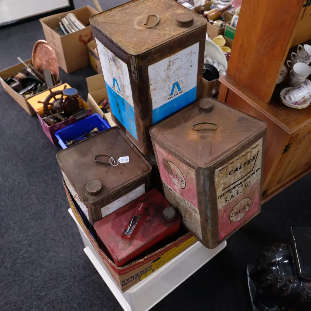 4 OLD GAS TANKS Image 1++