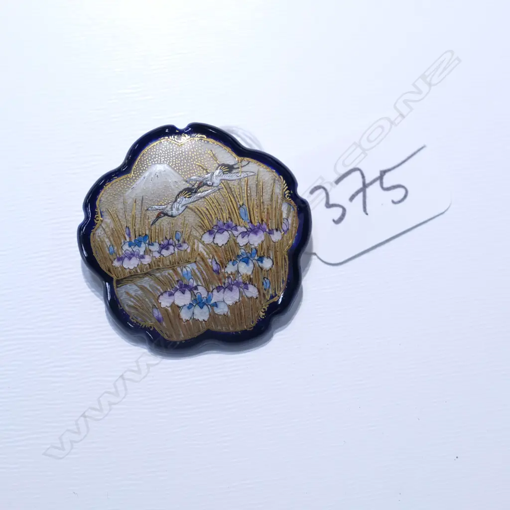 JAPANESE MEIJI PERIOD SATSUMA BROOCH Image 1++