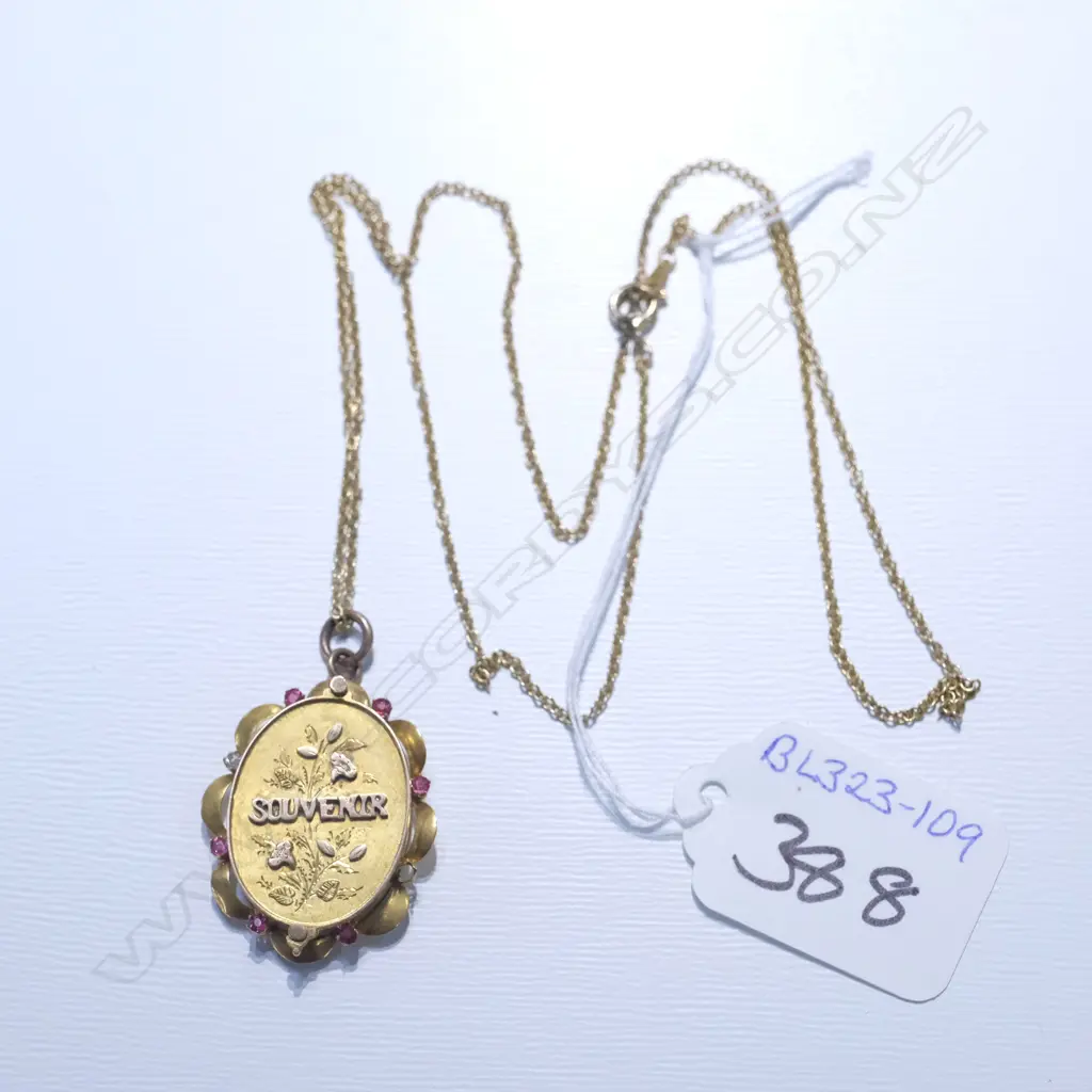 VICTORIAN 9CT GOLD PENDANT 5GM Image 1++