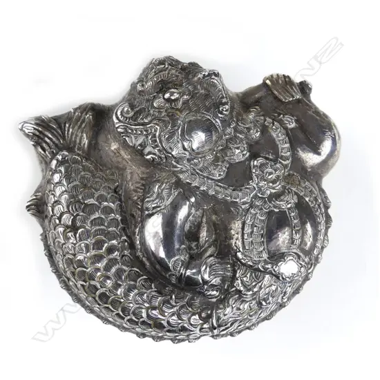 A Cambodian betel nut box