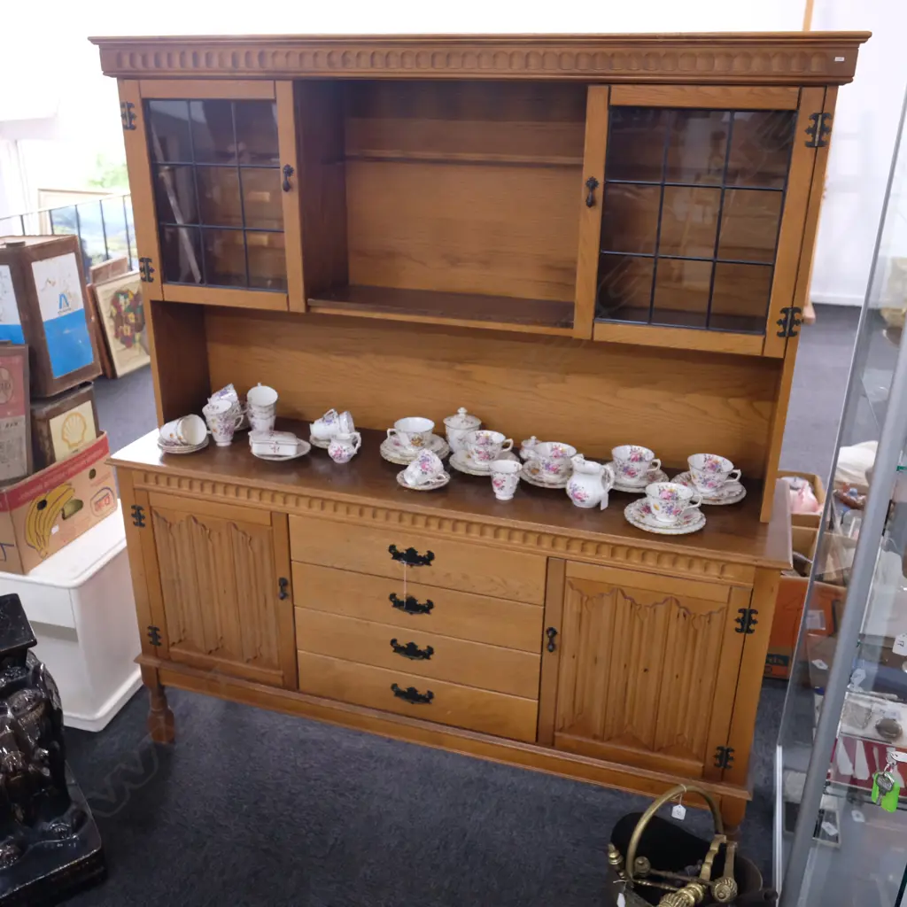 MODERN KITCHEN DRESSER /DOBLE LEAD LIGTH DOORS  L. 1500MM H. 1740MM Image 1++