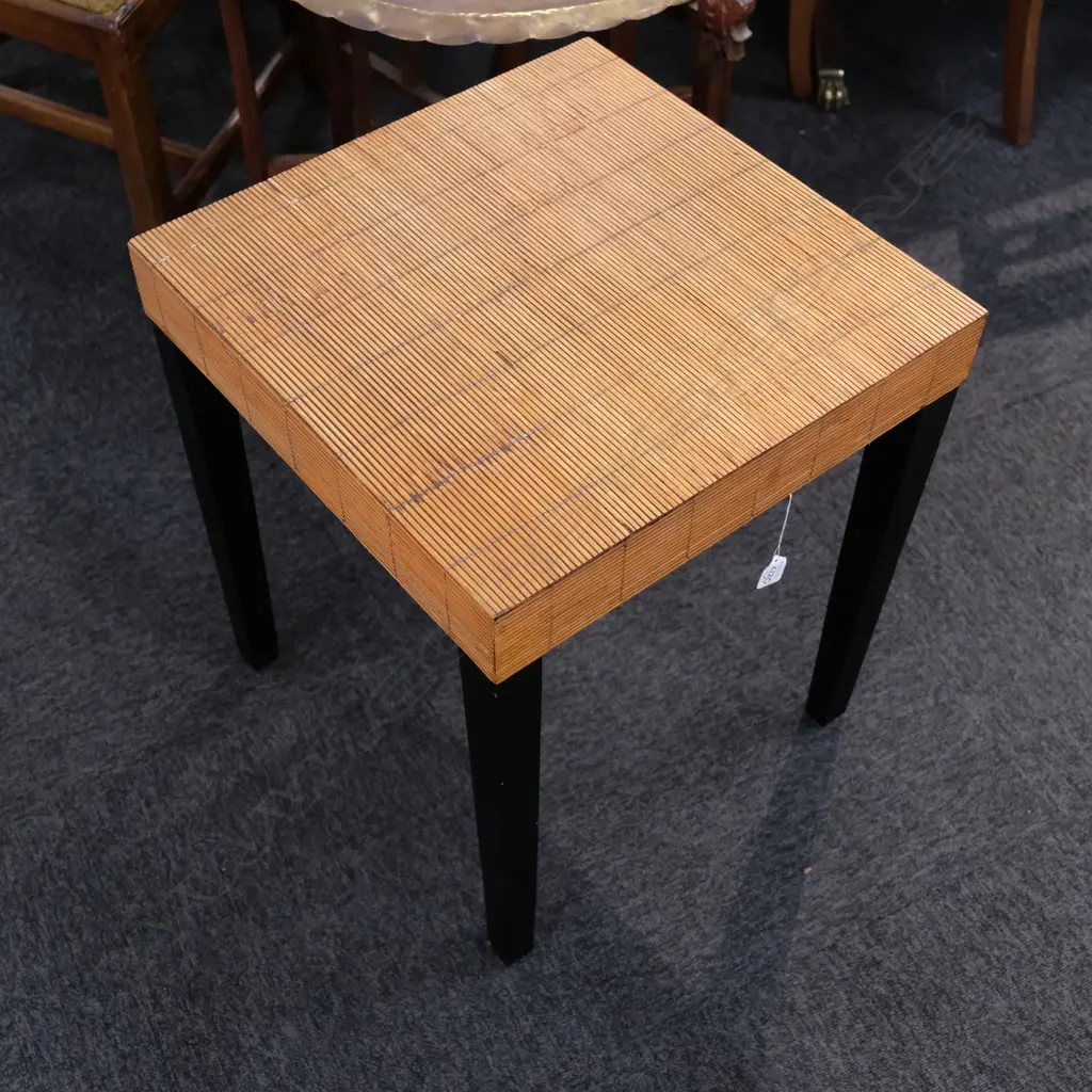 CHINESE WOODEN SIDE TABLE W. 480MM H. 570MM D. 480MM Image 1++