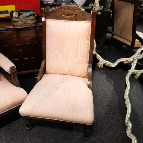 EDWARDIAN GRANDMOTHER CHAIR