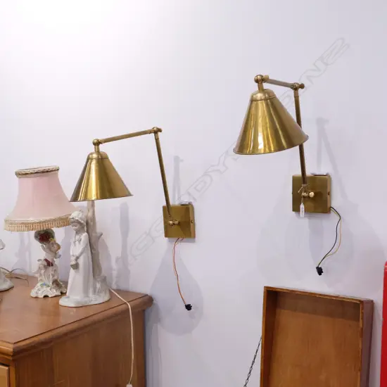 PR BRASS WALL LIGHTS