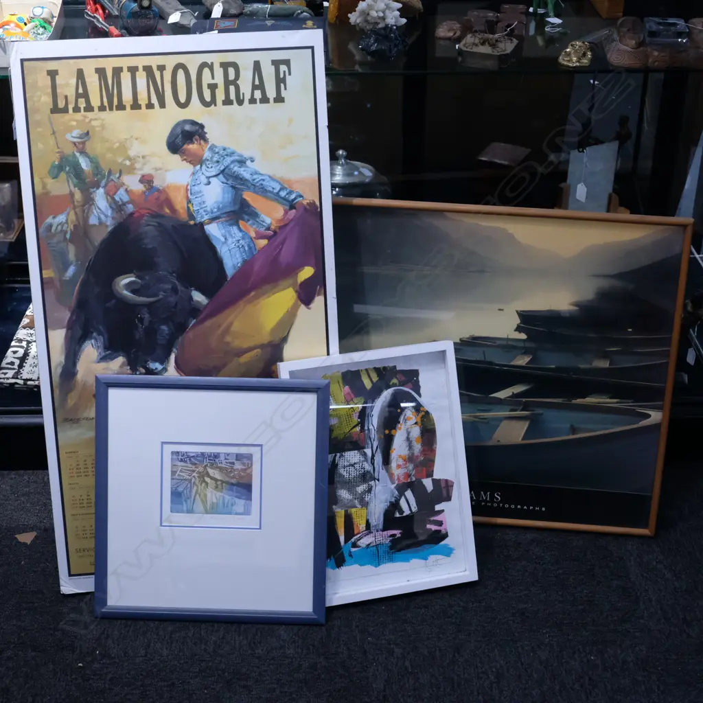 L. HART ETCHING / 2 PRINTS + ONE OTHER Image 1++