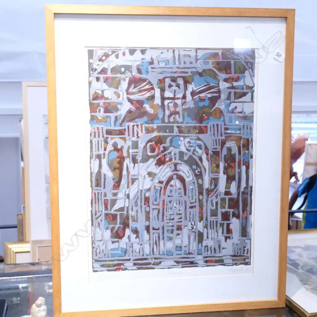 MILGATE WOODBLOCK [36/50] "DILEMMA" H. 640MM W. 460MM Image 1++