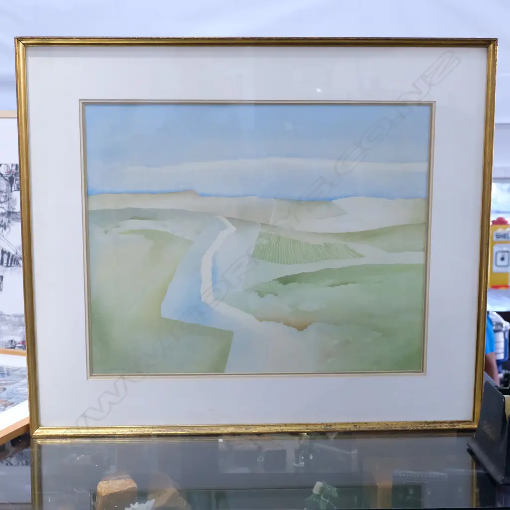 CAM SPARKS W/C LANDSCAPE 1974 H. 520MM W. 630MM Image 1++