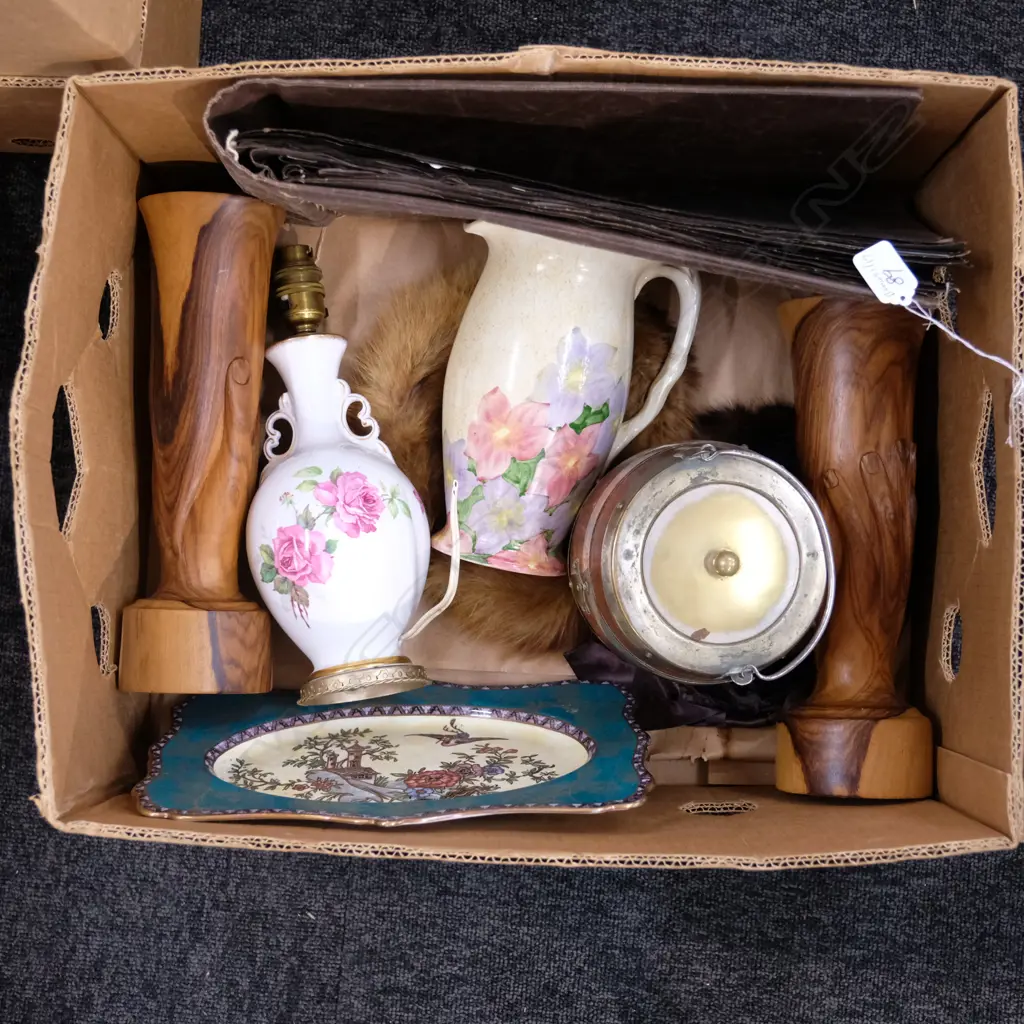 LOT LAMPBASE/SCAP ALBUM/BARRELL/RADFORD JUG ETC Image 1++