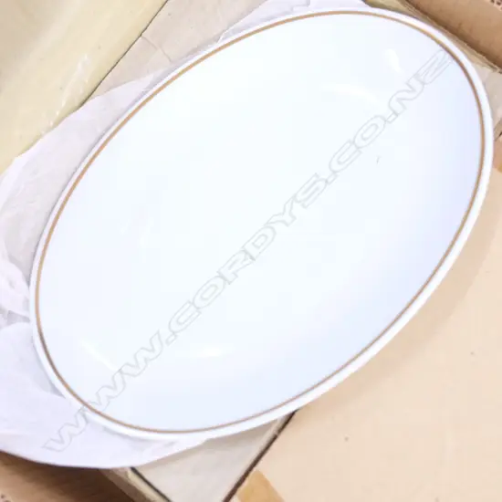 APPROX 24 GIBPAT OVAL PLATTERS W 310 MM