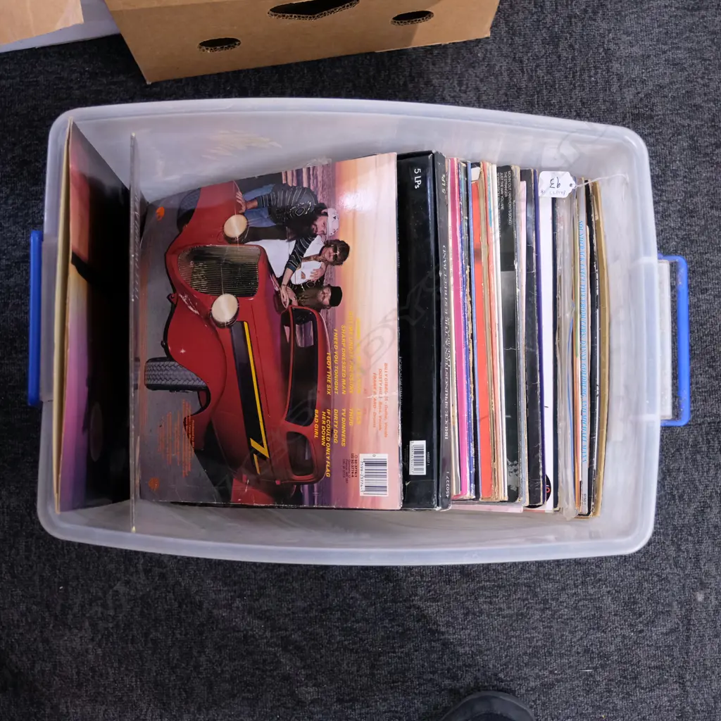 BOX LPS INCL. EAGLES / SPRINGSTEEN / HENDRIX ETC Image 1++