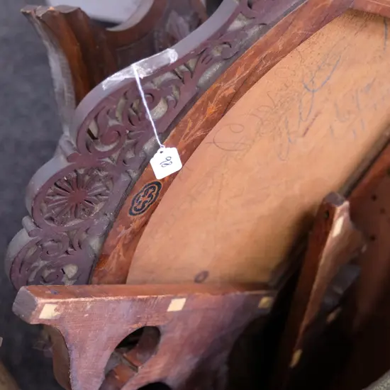 CARVED BACKBOARD + EDWARDIAN MIRROR FRAME