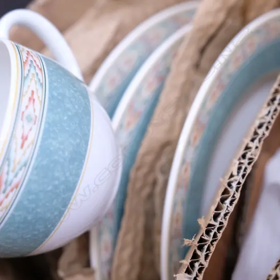 WEDGWOOD 'AZTEC' PART DINNER SET, 1990S