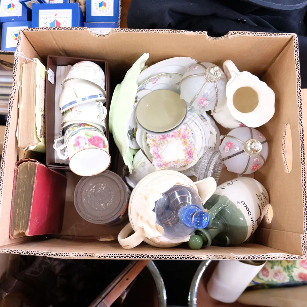 BOX CHINA ETC. INCL JOHNSON BROS JUG / R/A ETC Image 1++