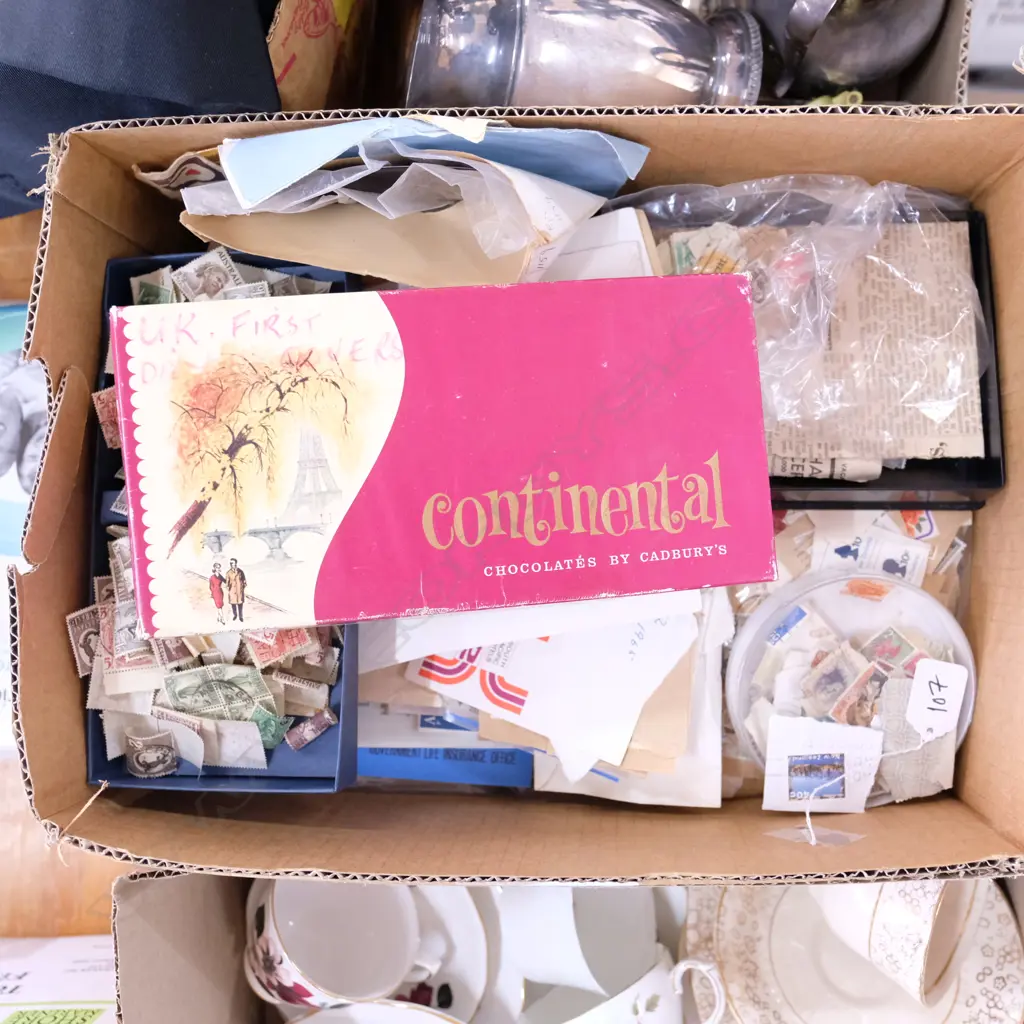 BOX NZ STAMPS ETC Image 1++