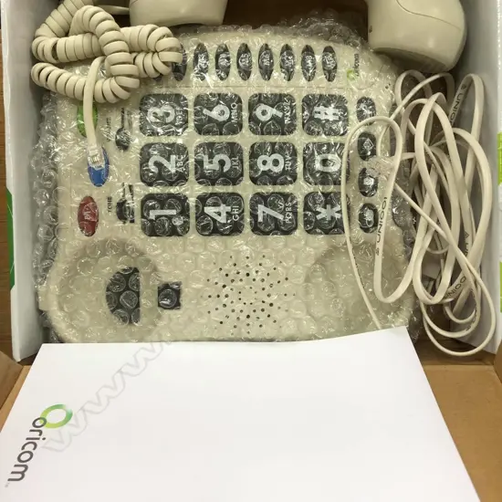 ORICOM CARE100 LARGE BUTTON PHONE BOXED