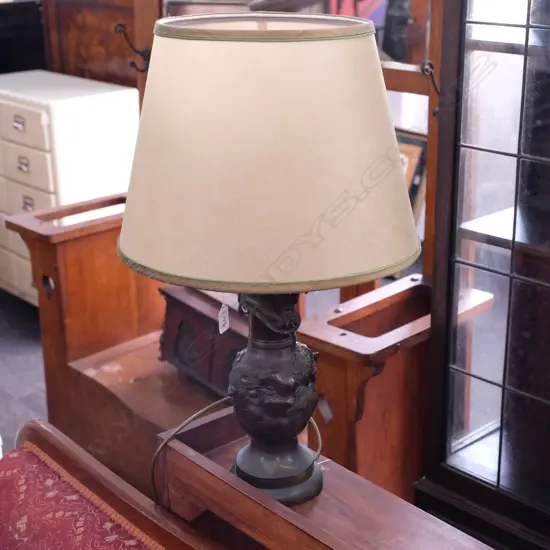 BRONZE JAPANESE SIDE LAMP