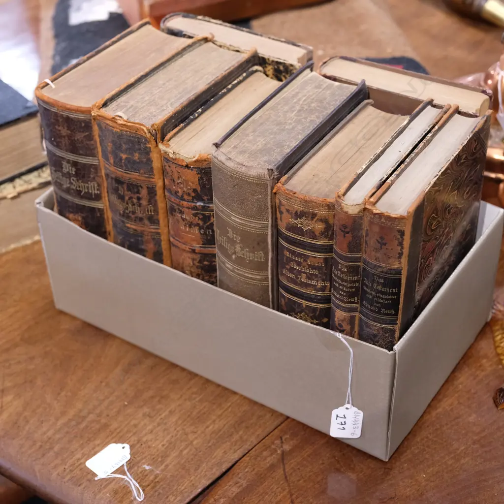 COLLECTION VINTAGE/18TH/19TH CENT. BOOKS Image 1++