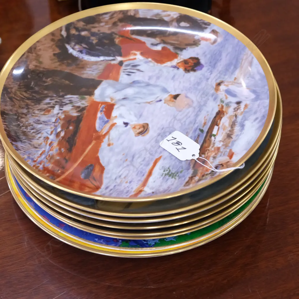 6 WESTMINSTER ARTISTS PLATES DIA 260 MM Image 1++