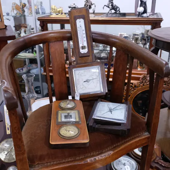 3 BAROMETERS LARGEST H. 430MM 