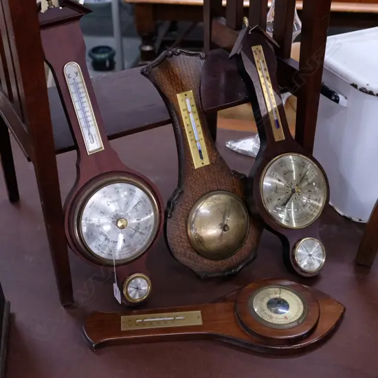 4 BAROMETERS LARGEST H. 430MM