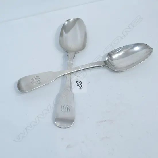 PR GEO.IV IRISH SILVER TABLE SPOONS 170GMS