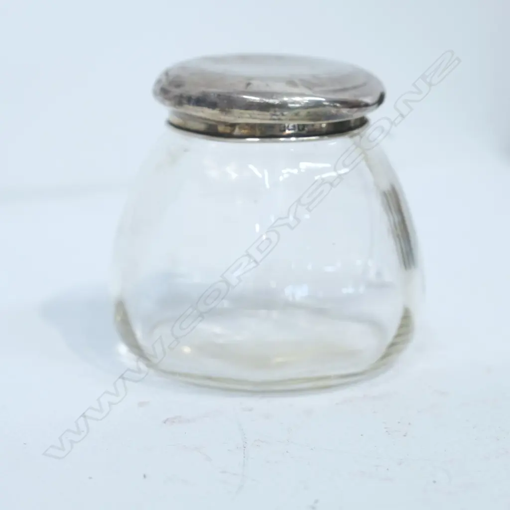 S/S LIDDED GLASS JAR H. 85MM Image 1++