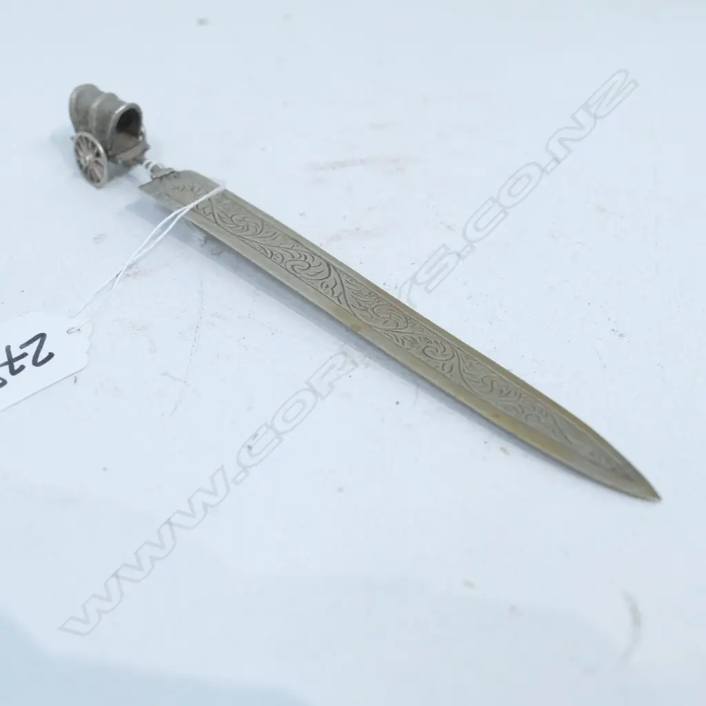 EASTERN 800. SIL STANDARD WAGON LETTER KNIFE - 38GMS W. 170MM Image 1++