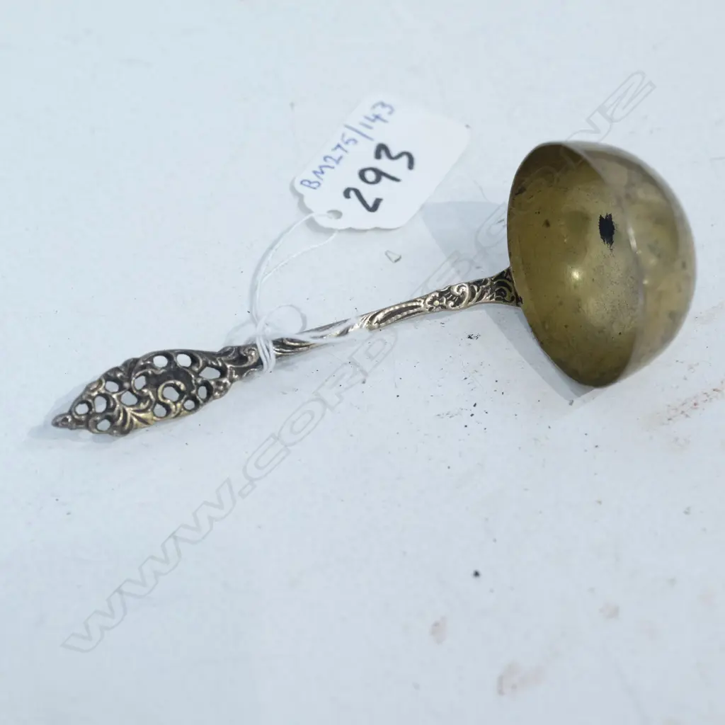 DUTCH SILVER SAUCE LADLE H. 110MM Image 1++