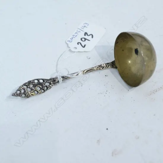 DUTCH SILVER SAUCE LADLE H. 110MM