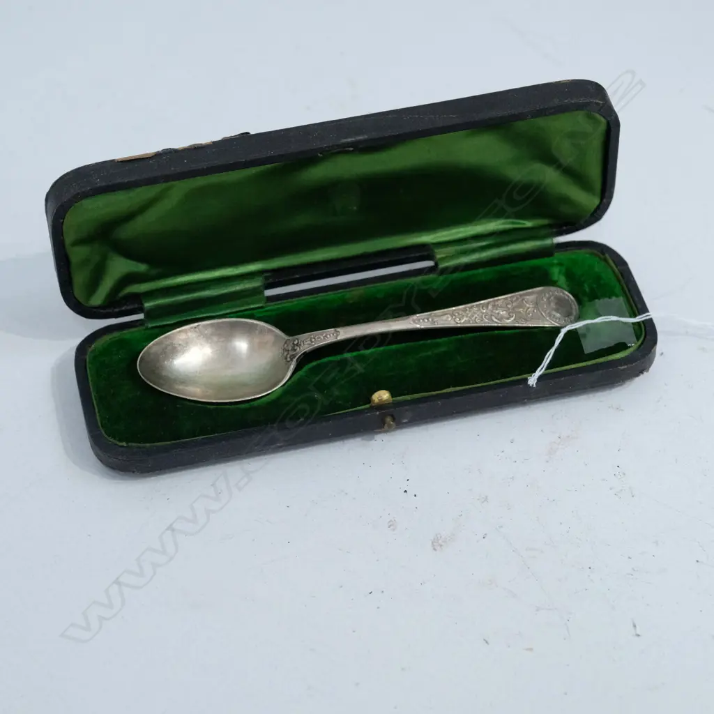 CASED S/S CHILDS SPOON. SPOON H. 140MM Image 1++