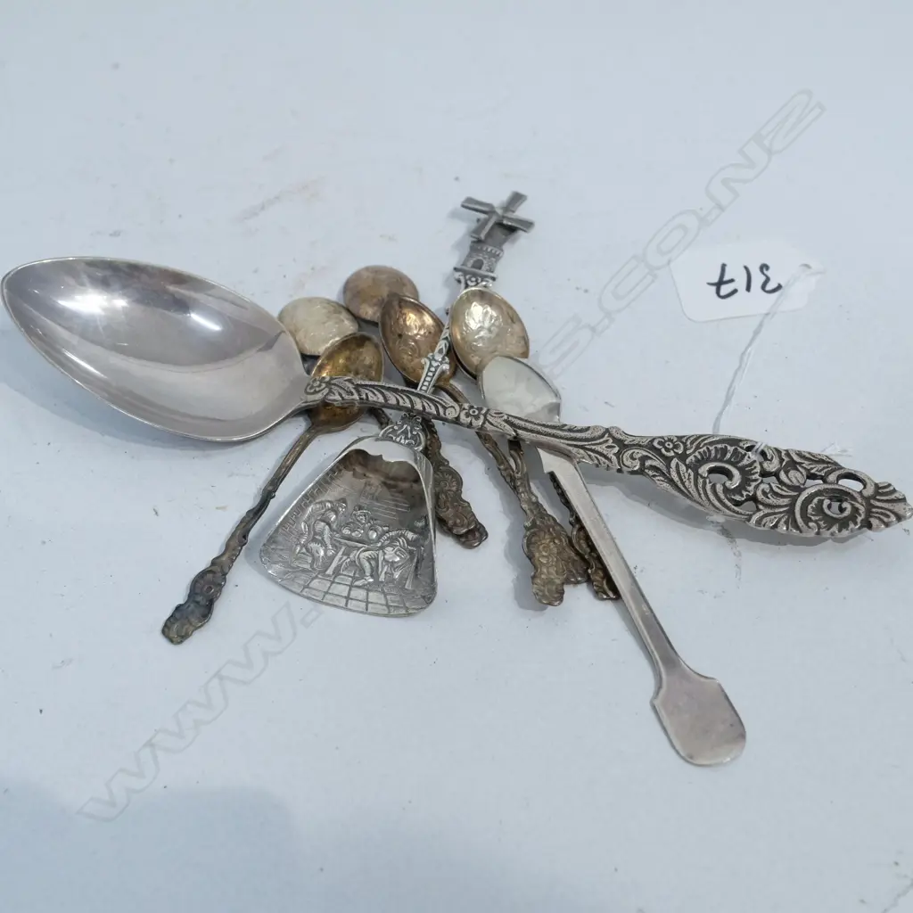 BAG CONTINENTAL MIXED SILVER SPOONS Image 1++