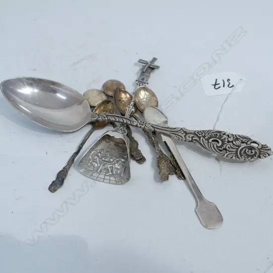 BAG CONTINENTAL MIXED SILVER SPOONS