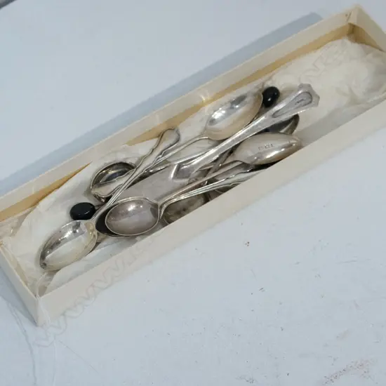 10 X ASST S/S COFFEE SPOONS - 79GMS