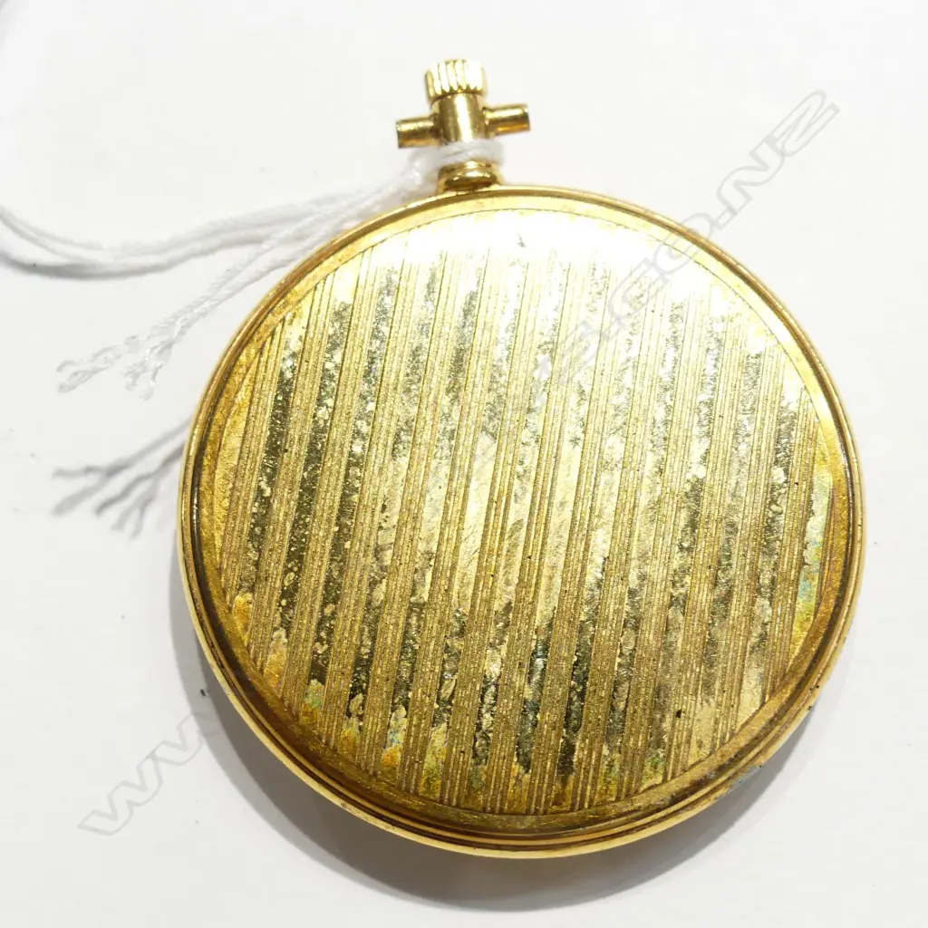 MODERN JEAN REVAL GOLD PLATED POCKET WATCH Image 1++