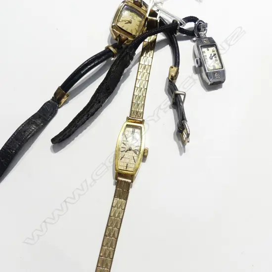 3 VINTAGE LADIES WRISTWATCHES A/F