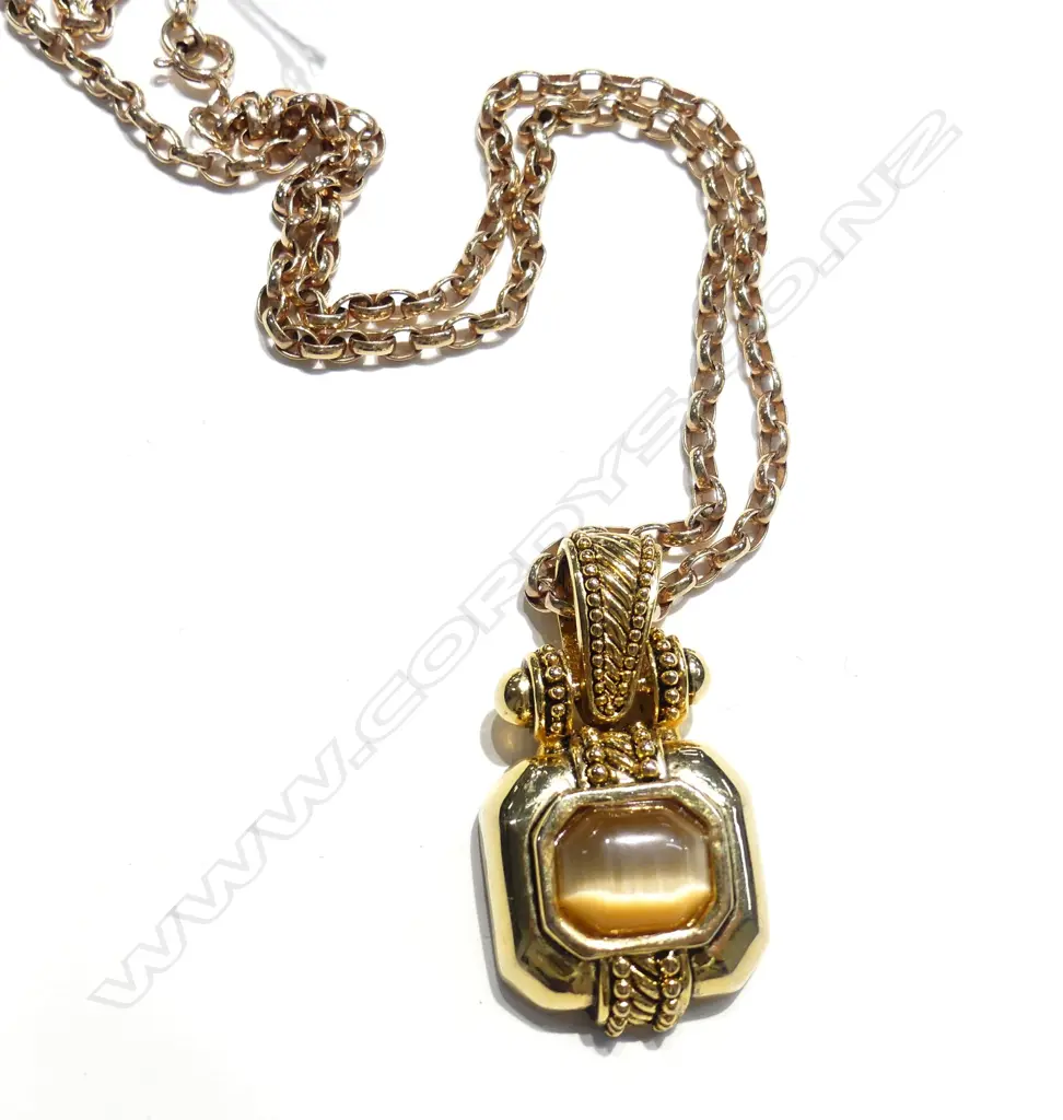 9CT ROSE GOLD CHAIN 9gm AND A PENDANT Image 1++