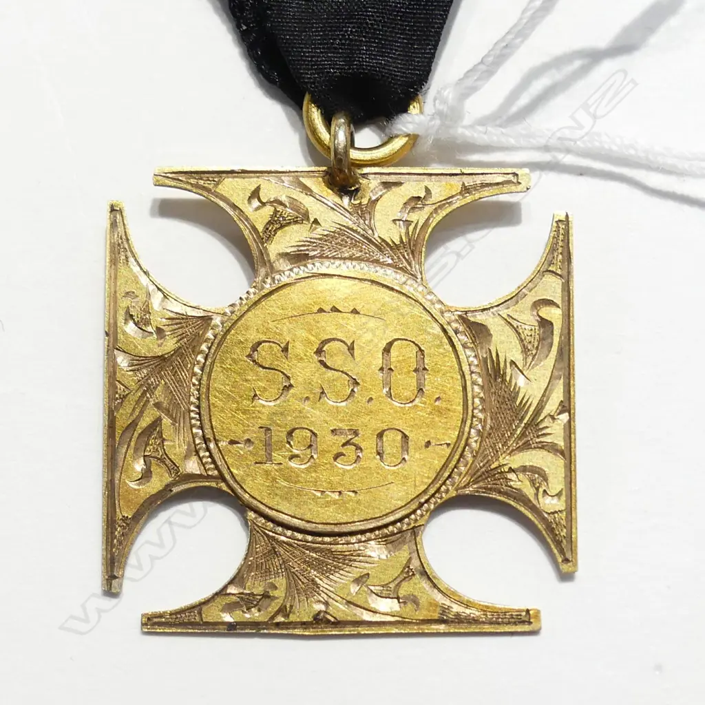 9CT DUX MEDAL 1930 BY 'W & CO' NZ?4.46GMS Image 1++