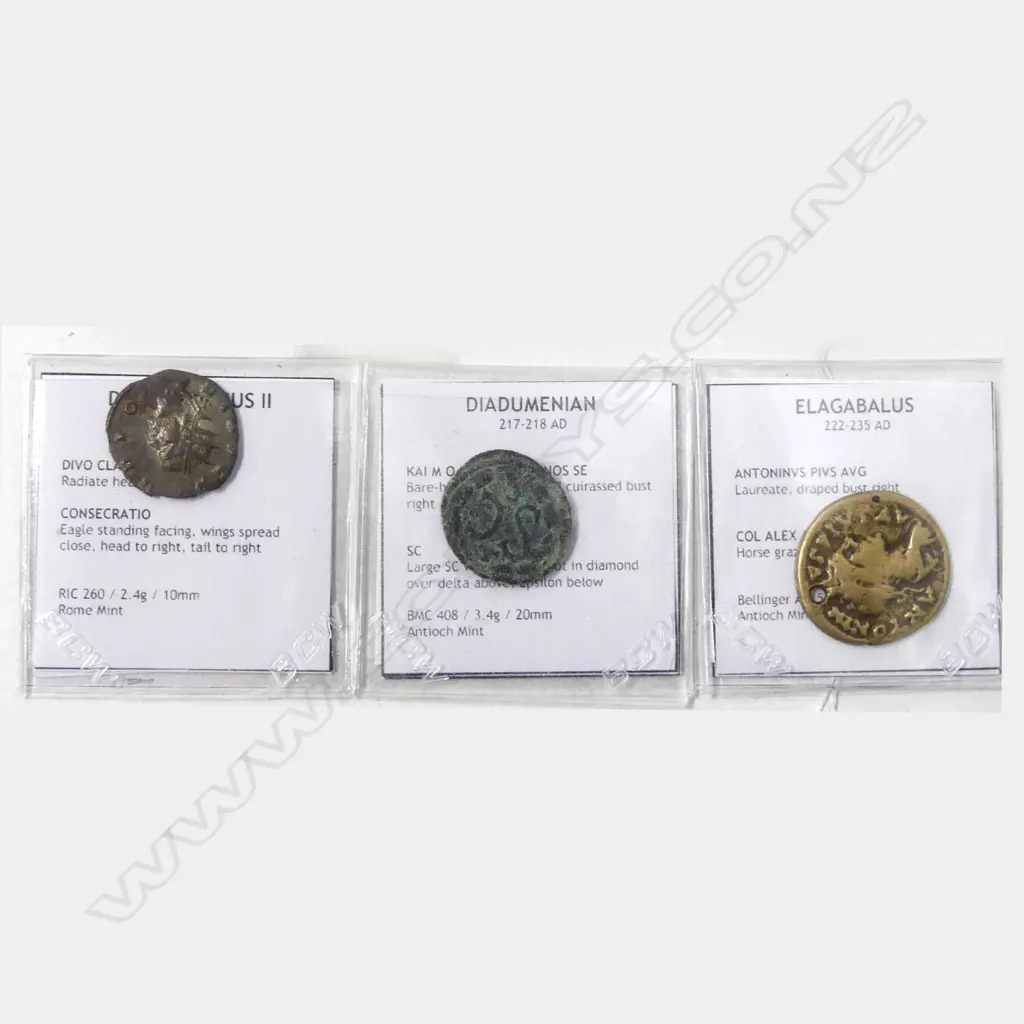 THREE BIBLICAL JUDEAN COINS - 1st CENTURY A.D. Image 1++