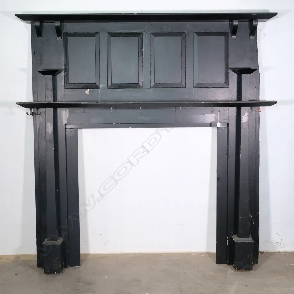 ANTIQUE KAURI KITCHEN FIRE SURROUND  H.1760MM L.1590MM Image 1++