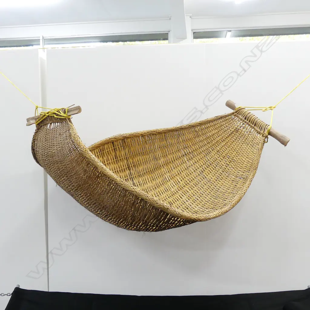 2 HAMMOCKS, FOLDING BL CANVAS & NATURAL WOVEN, CANVAS L. 2720MM Image 1++