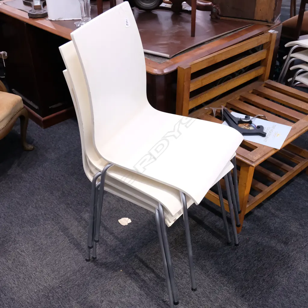 8 BENT PLY DINING CHAIRS H. 900MM Image 1++