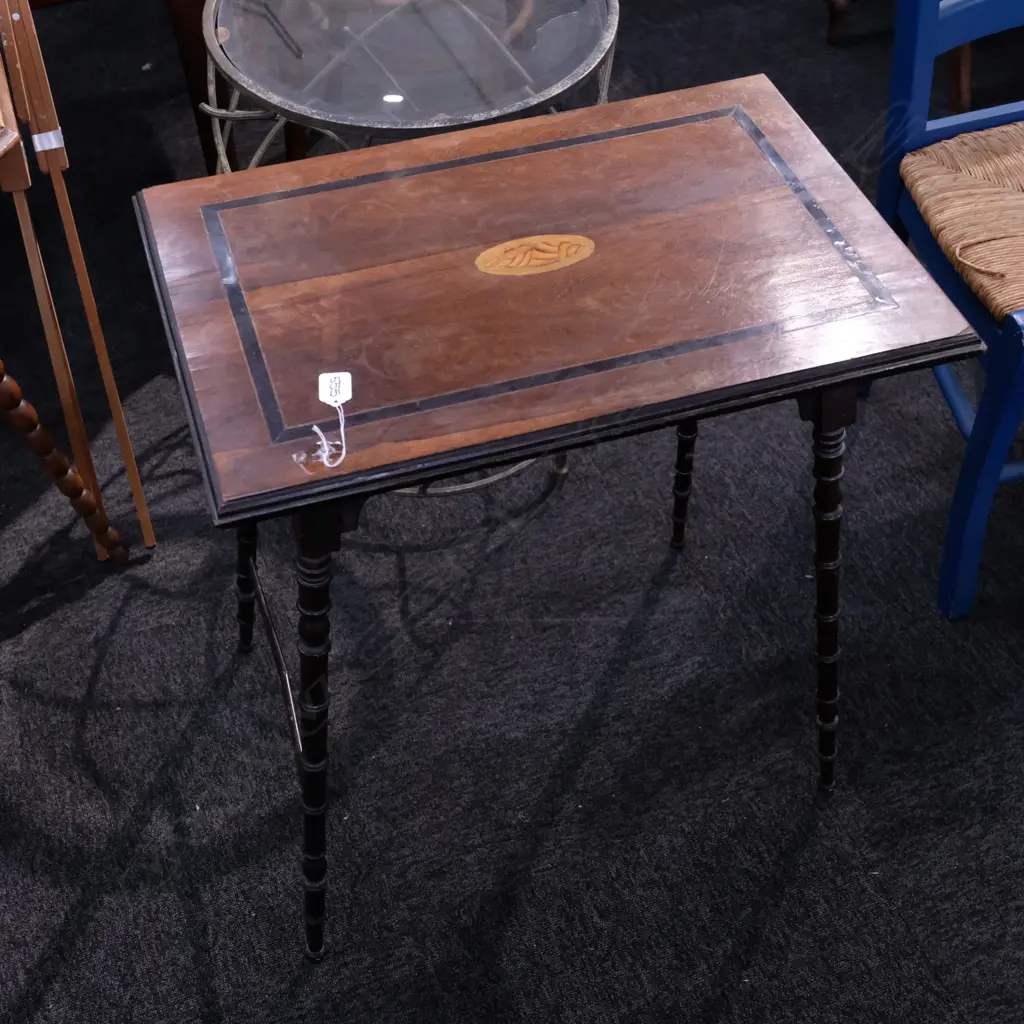 EDWARDIAN INLAID SIDE TABLE Image 1++
