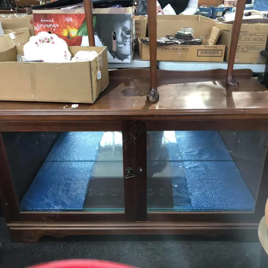 MAHOGANY CHINA CABINET